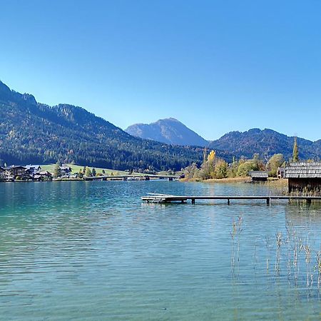 Premium Apartments Am Weissensee Bagian luar foto