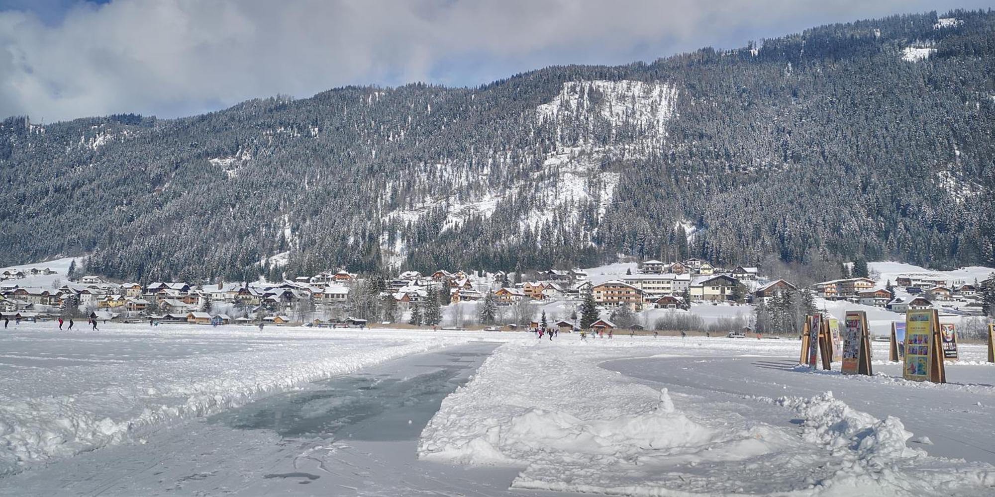 Premium Apartments Am Weissensee Bagian luar foto