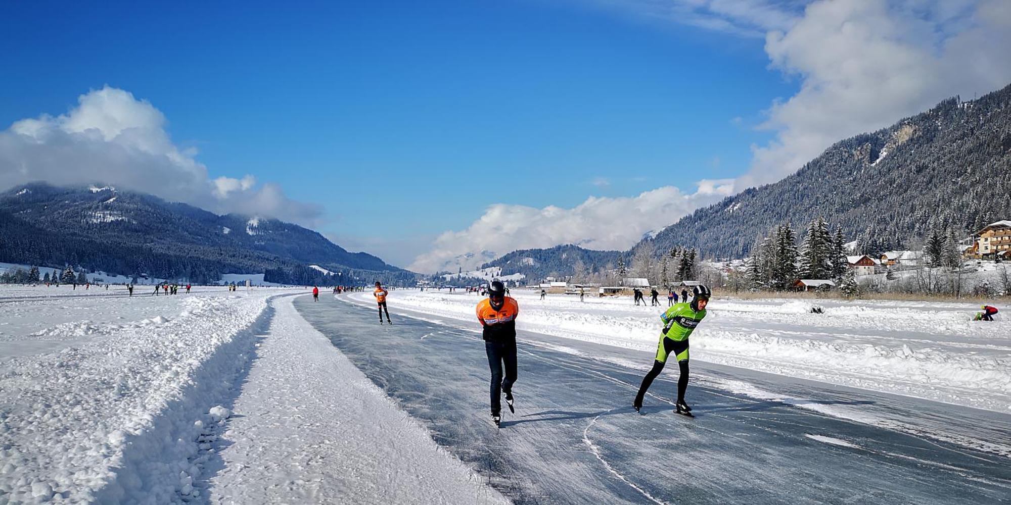 Premium Apartments Am Weissensee Bagian luar foto