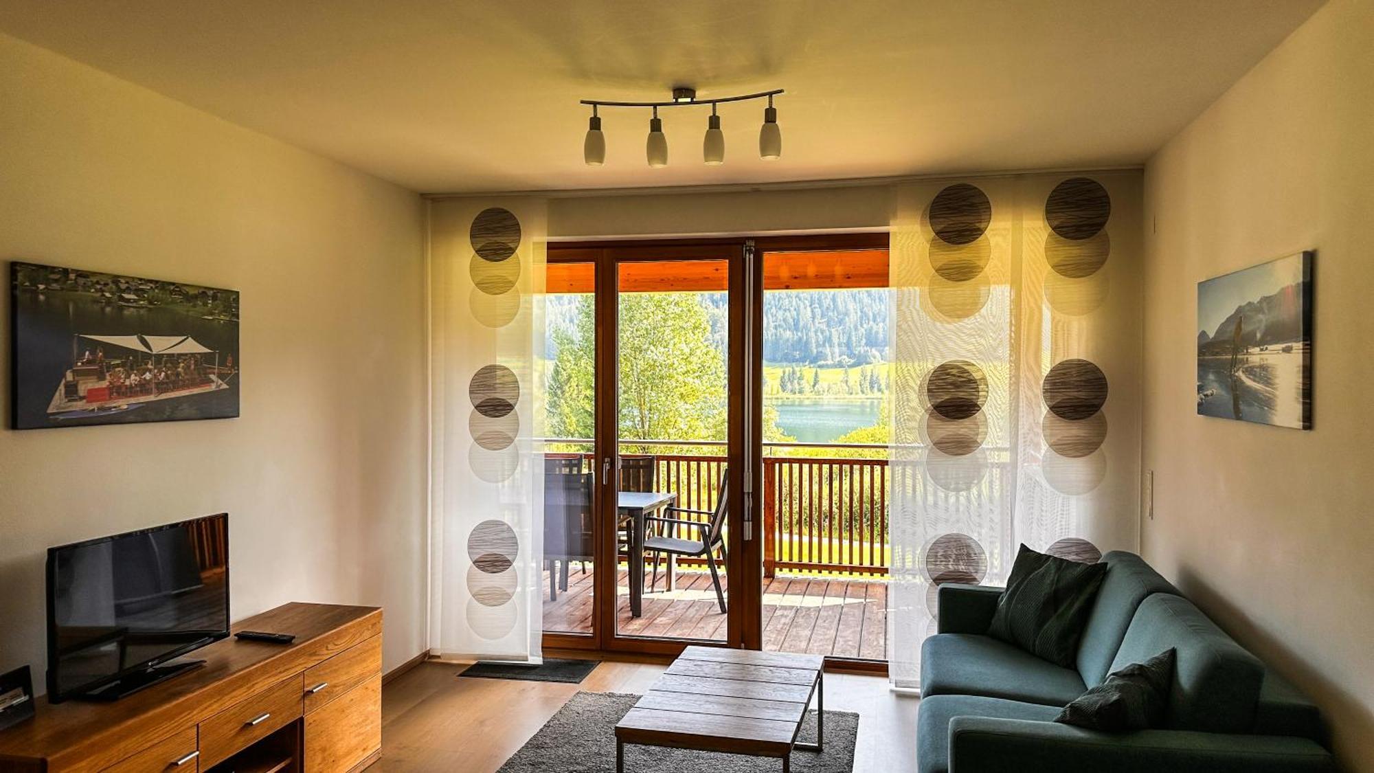 Premium Apartments Am Weissensee Bagian luar foto