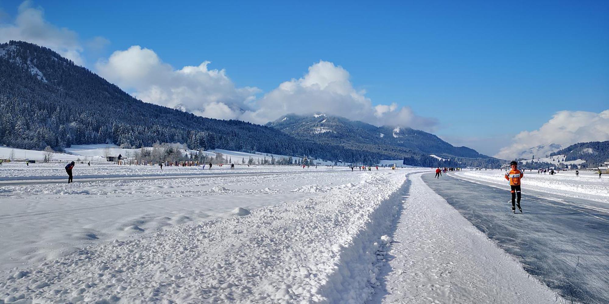 Premium Apartments Am Weissensee Bagian luar foto