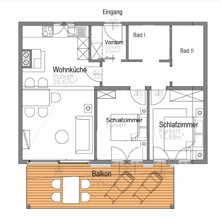 Premium Apartments Am Weissensee Bagian luar foto